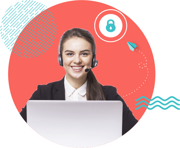 Agent dans un centre de contact recouvrement