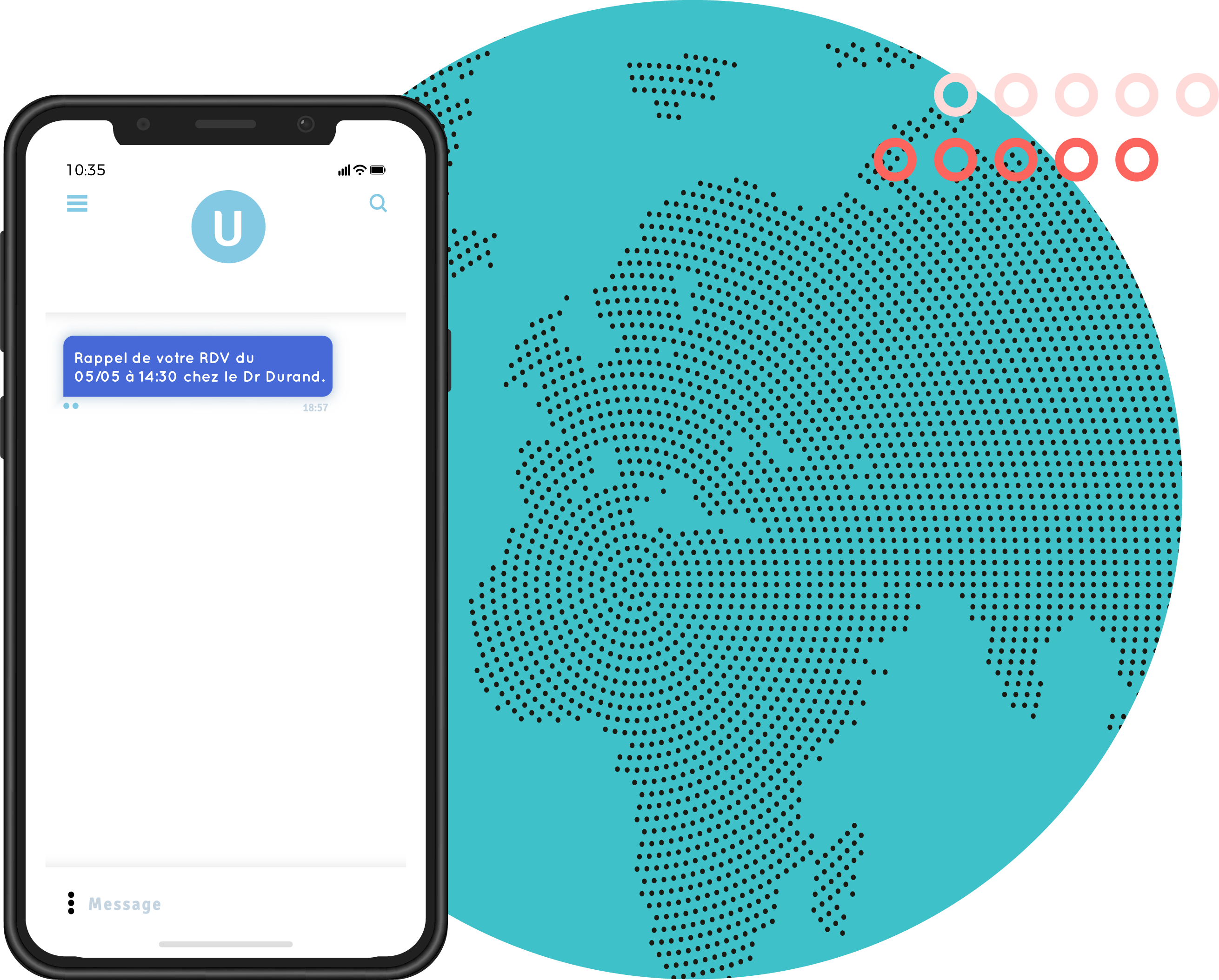 SMS à l'international
