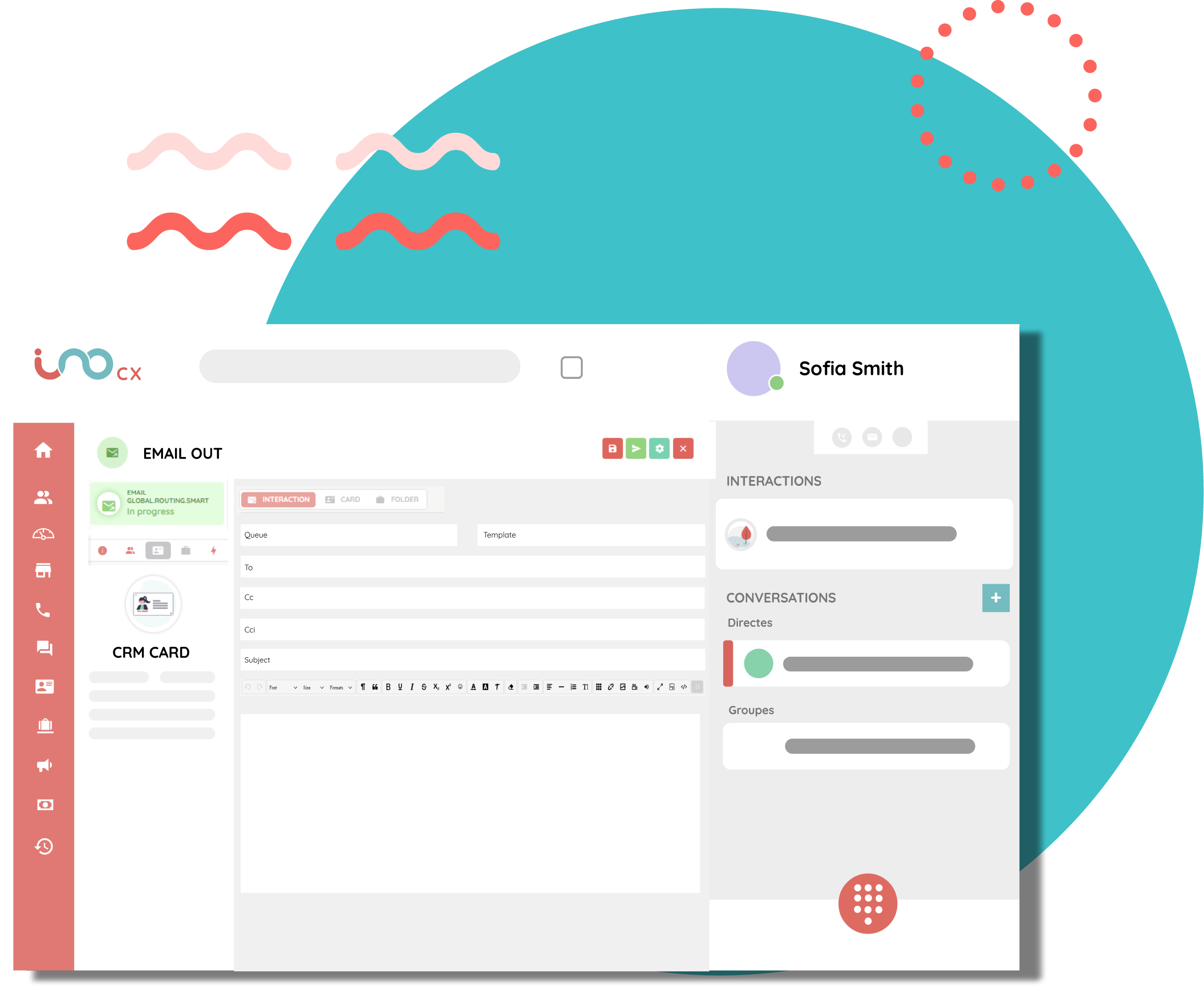 Outil de traitement d'email sur INO CX