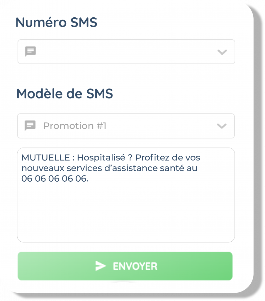 Modèle de SMS relationnel