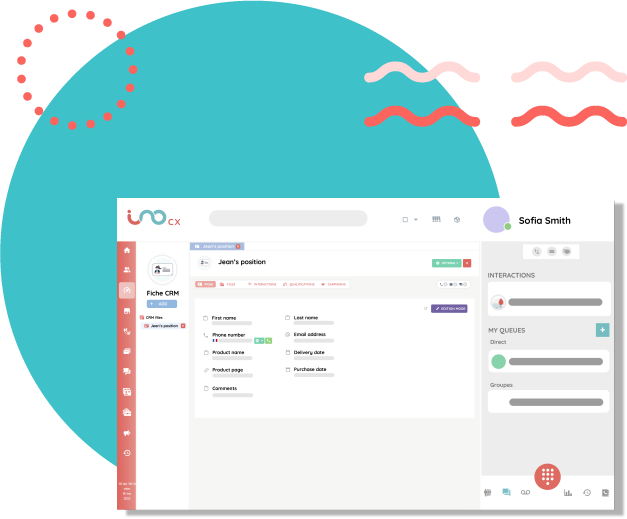 Fiche avec toutes les informations clients nécessaires