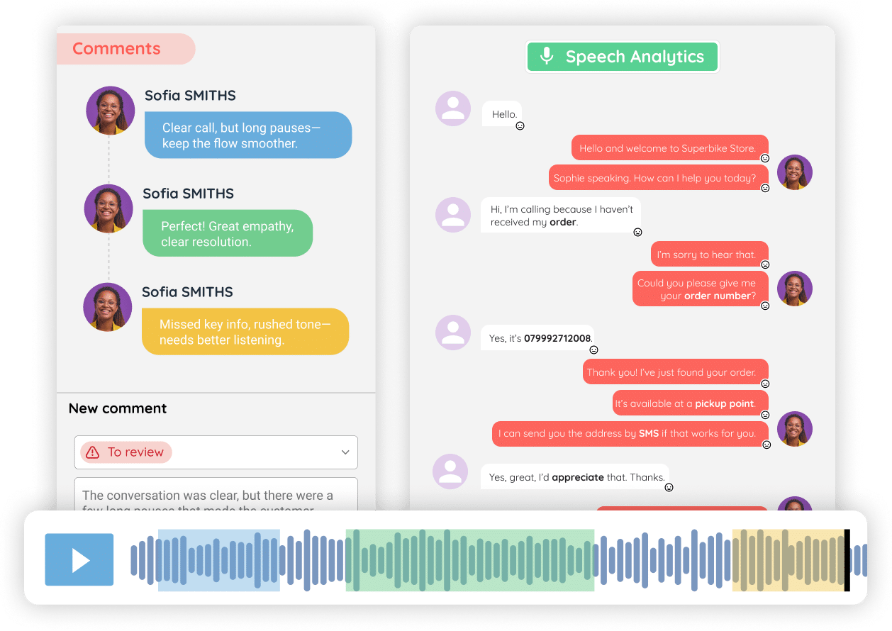 Customer profile and smart queue management interface with omnichannel wait times and automated case workflow in contact center software.