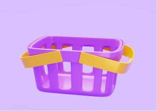 Un carrito 3D representa la capacidad de INO CX para fomentar compras repetidas.